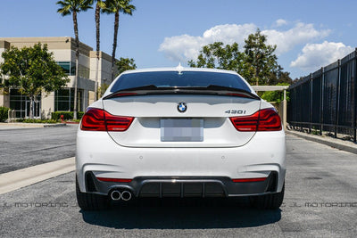 BMW F32 428 430 Performance Carbon Fiber Rear Diffuser - JL Motoring