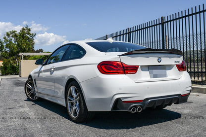 BMW F32 428 430 Performance Carbon Fiber Rear Diffuser - JL Motoring