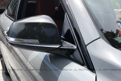 BMW F32 F33 F36 4 Series 428 430 435 440 Carbon Fiber Mirror Covers - JL Motoring