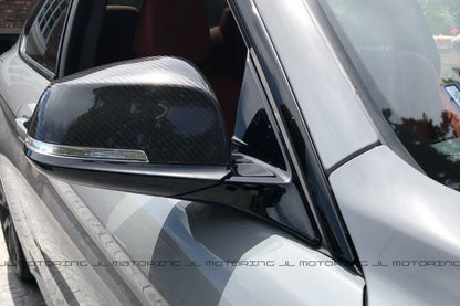 BMW F32 F33 F36 4 Series 428 430 435 440 Carbon Fiber Mirror Covers - JL Motoring