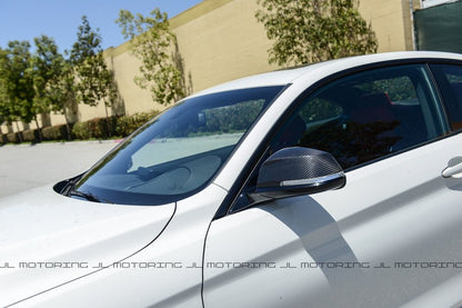 BMW F32 F33 F36 4 Series 428 430 435 440 Carbon Fiber Mirror Covers - JL Motoring