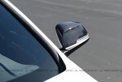 BMW F32 F33 F36 4 Series 428 430 435 440 Carbon Fiber Mirror Covers - JL Motoring