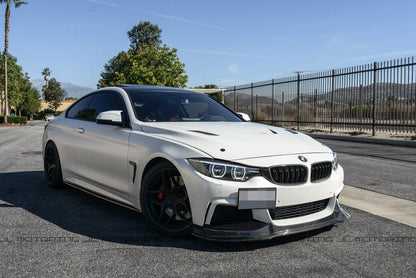BMW F32 F33 F36 4 Series M Sport Carbon Fiber Front Lip - JL Motoring