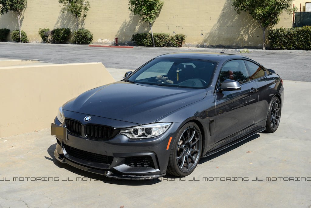 BMW F32 F33 F36 4 Series M Sport CS Carbon Fiber Front Lip - JL Motoring