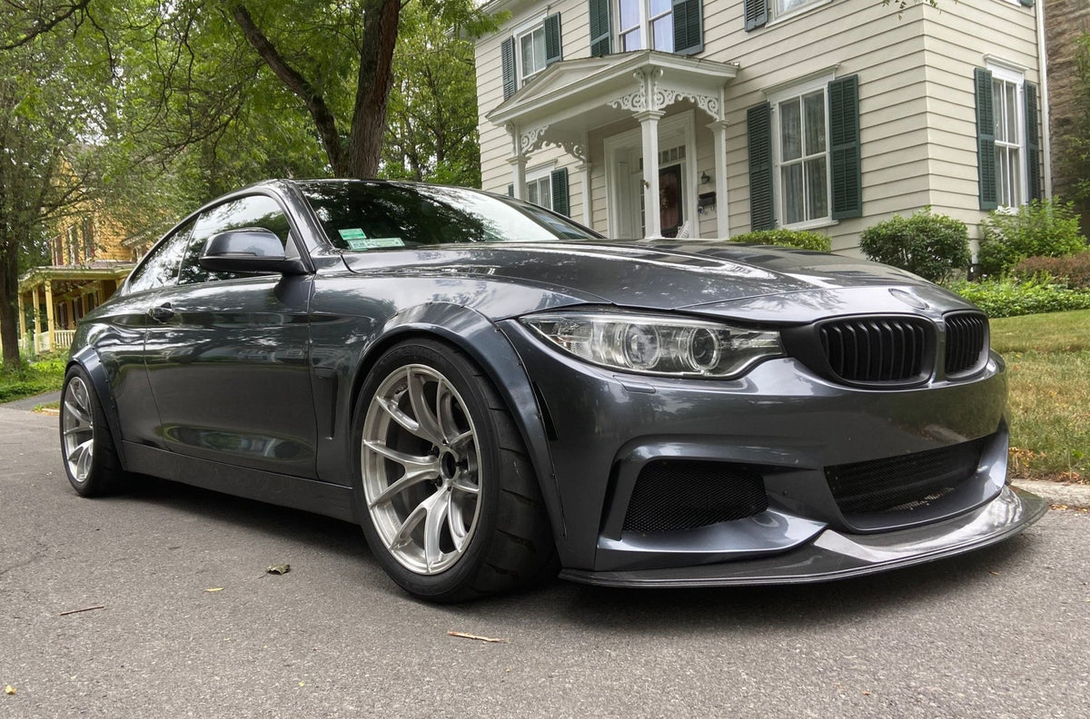 BMW F32 F33 F36 4 Series M Sport GTS Carbon Fiber Front Lip - JL Motoring