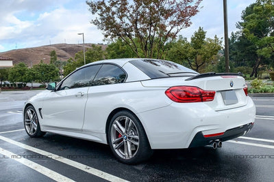 BMW F33 F83 M4 Convertible CS Style Carbon Fiber Trunk Spoiler - JL Motoring