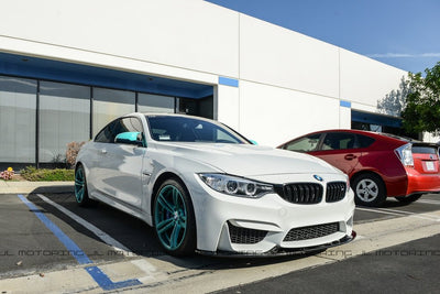 BMW F80 F82 F83 M3 M4 3D Carbon Fiber Front Lip - JL Motoring