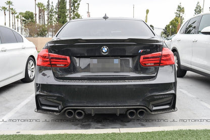 BMW F80 F82 F83 M3 M4 3D Carbon Fiber Rear Diffuser - JL Motoring