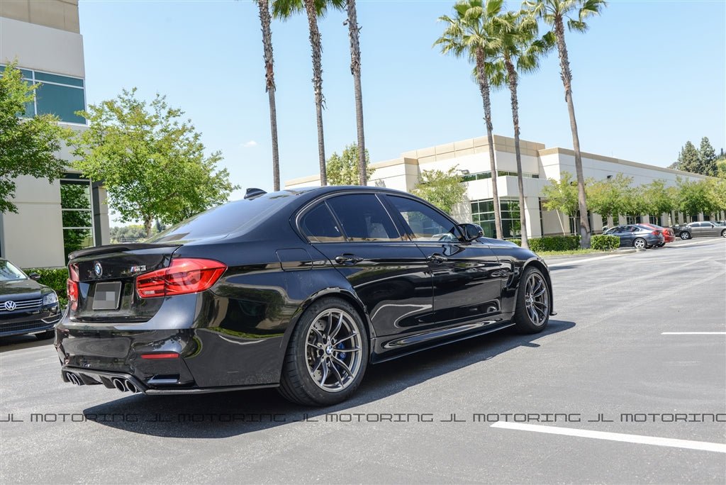 BMW F80 F82 F83 M3 M4 3D Carbon Fiber Rear Diffuser - JL Motoring
