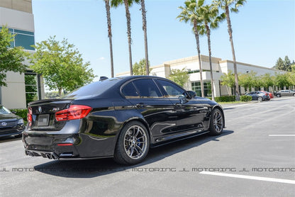 BMW F80 F82 F83 M3 M4 3D Carbon Fiber Rear Diffuser - JL Motoring