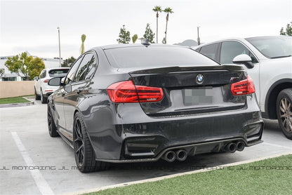 BMW F80 F82 F83 M3 M4 3D Carbon Fiber Rear Diffuser - JL Motoring