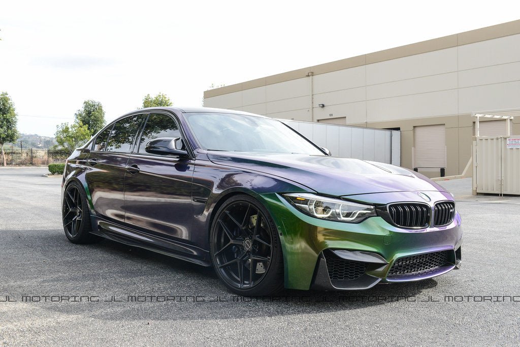 BMW F80 F82 F83 M3 M4 Carbon Fiber Bumper Trims - JL Motoring