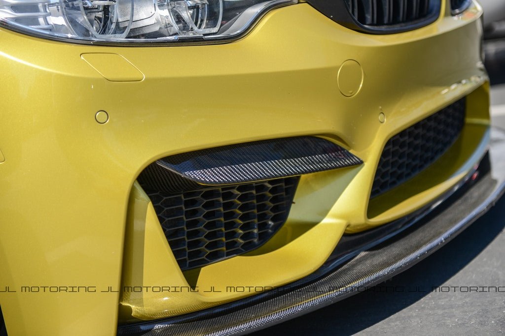 BMW F80 F82 F83 M3 M4 Carbon Fiber Bumper Trims - JL Motoring