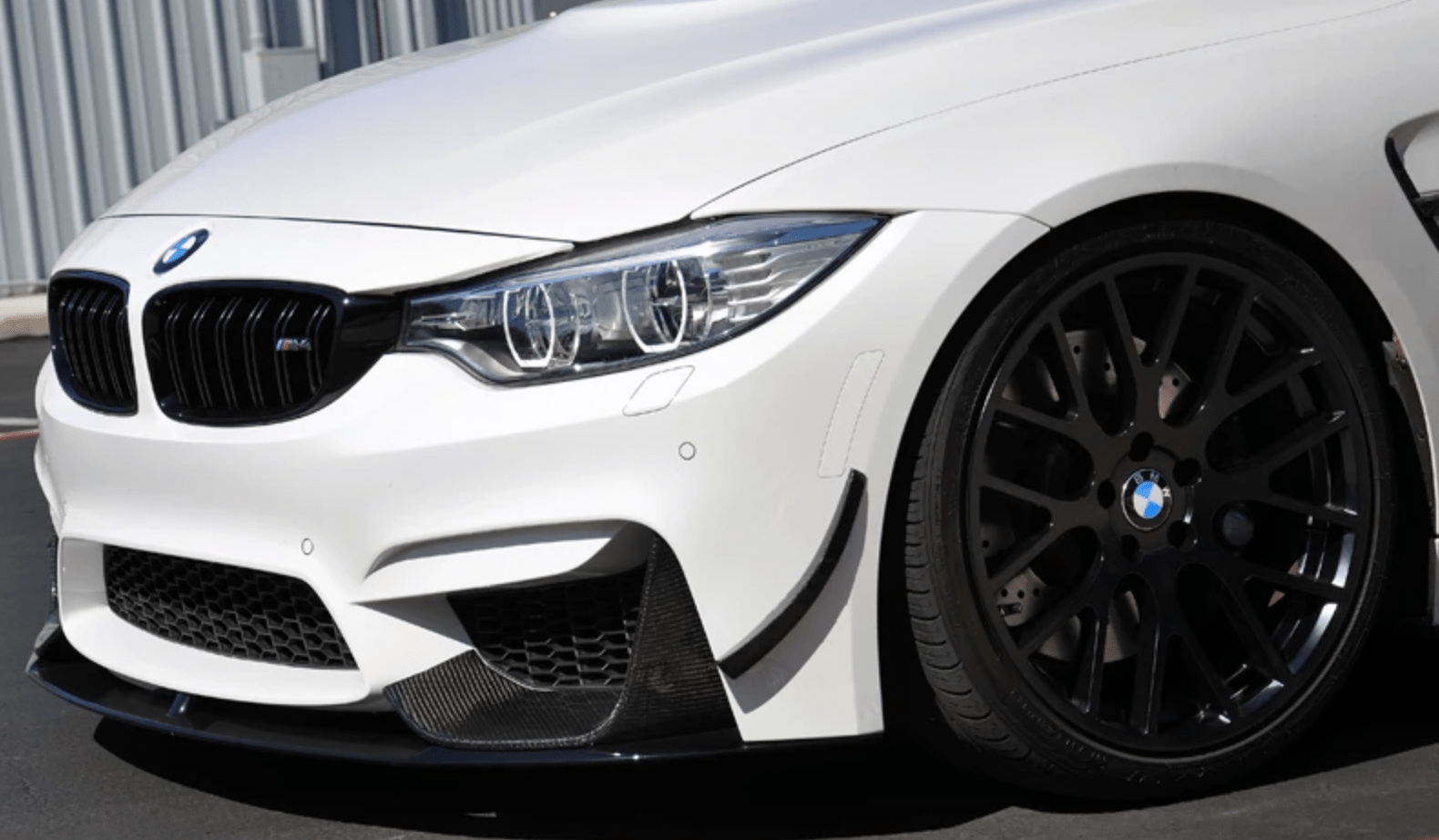 BMW F80 F82 F83 M3 M4 Carbon Fiber Front Canards - JL Motoring