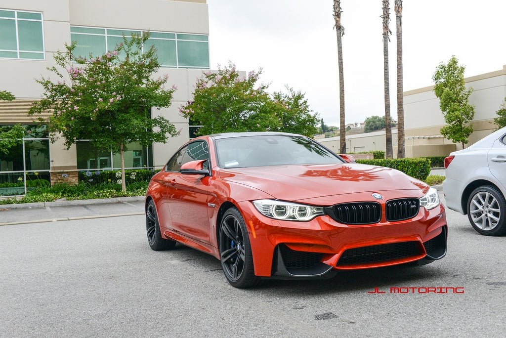 BMW F80 F82 F83 M3 M4 Carbon Fiber Front Splitters - JL Motoring