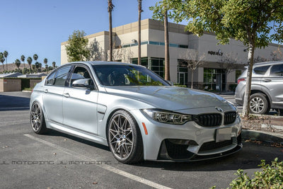 BMW F80 F82 F83 M3 M4 Carbon Fiber Front Splitters - JL Motoring