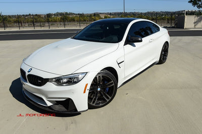 BMW F80 F82 F83 M3 M4 Carbon Fiber Front Splitters - JL Motoring