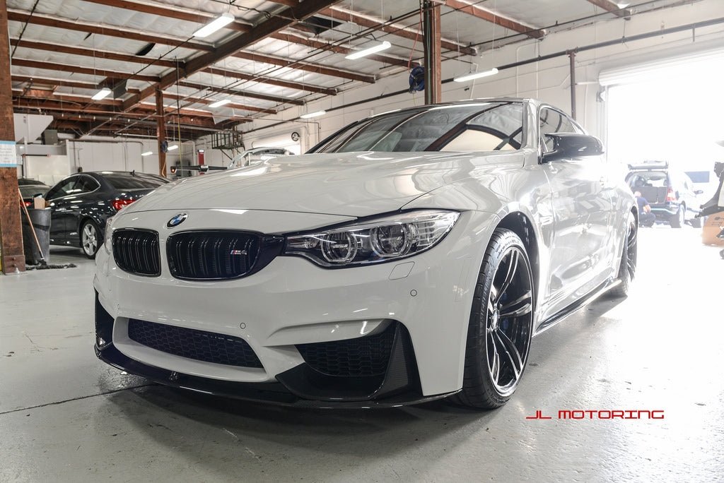 BMW F80 F82 F83 M3 M4 Carbon Fiber Front Splitters - JL Motoring