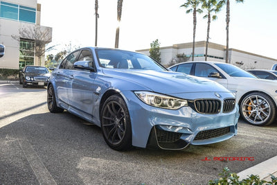 BMW F80 F82 F83 M3 M4 Carbon Fiber Front Splitters - JL Motoring