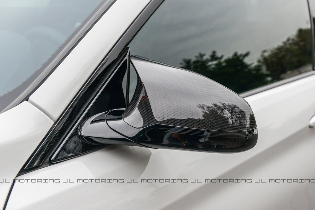 BMW F80 F82 F83 M3 M4 Carbon Fiber Mirror Covers - JL Motoring