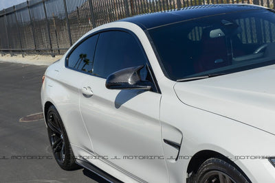 BMW F80 F82 F83 M3 M4 Carbon Fiber Mirror Covers - JL Motoring