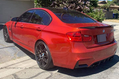 BMW F80 F82 F83 M3 M4 Carbon Fiber Rear Bumper Trims - JL Motoring