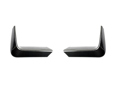 BMW F80 F82 F83 M3 M4 Carbon Fiber Rear Bumper Trims - JL Motoring