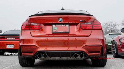 BMW F80 F82 F83 M3 M4 Carbon Fiber Rear Diffuser - JL Motoring