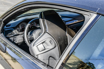 BMW F80 F82 F83 M3 M4 Carbon Fiber Seat Shells - JL Motoring