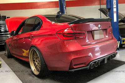 BMW F80 F82 F83 M3 M4 GT Carbon Fiber Rear Diffuser - JL Motoring