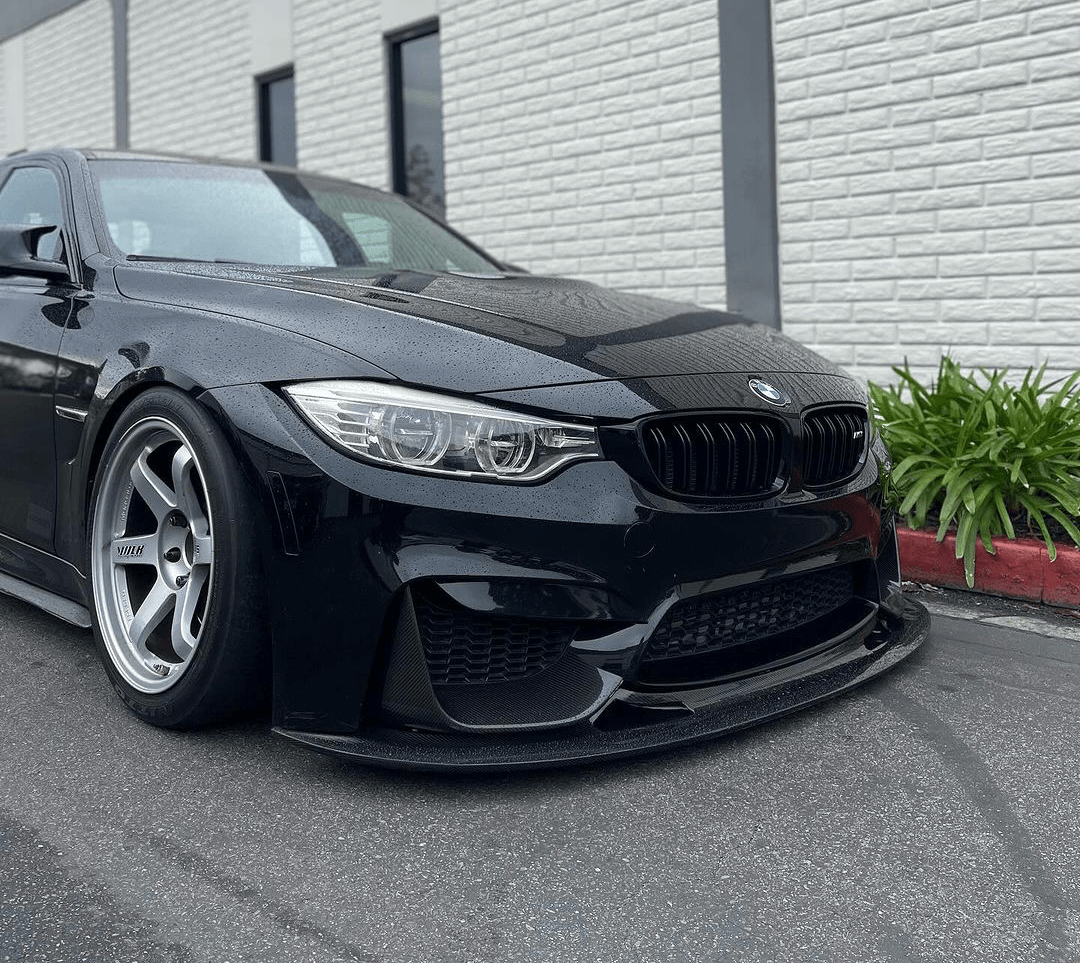 BMW F80 F82 F83 M3 M4 GT4 Carbon Fiber Front Lip - JL Motoring