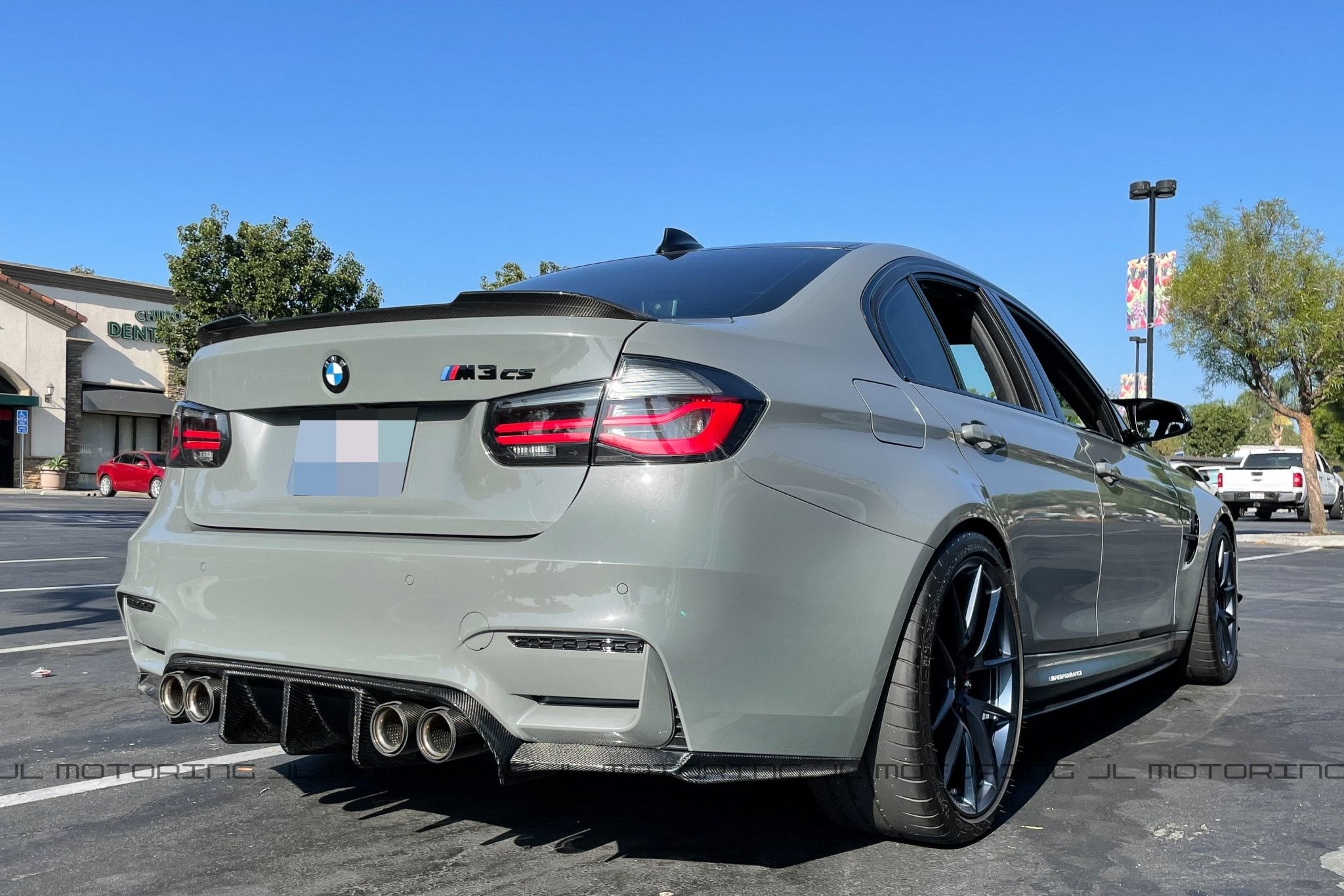 BMW F80 F82 F83 M3 M4 GT4 Carbon Fiber Rear Diffuser - JL Motoring