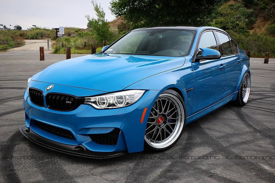 BMW F80 F82 F83 M3 M4 GTR Carbon Fiber Front Lip - JL Motoring