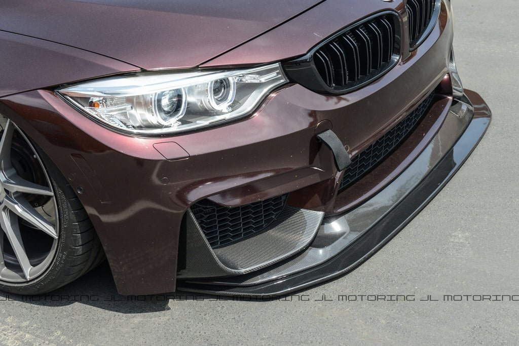 BMW F80 F82 F83 M3 M4 GTS Carbon Fiber Front Lip - JL Motoring