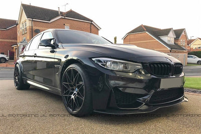 BMW F80 F82 F83 M3 M4 GTX Carbon Fiber Front Lip installed - JL Motoring