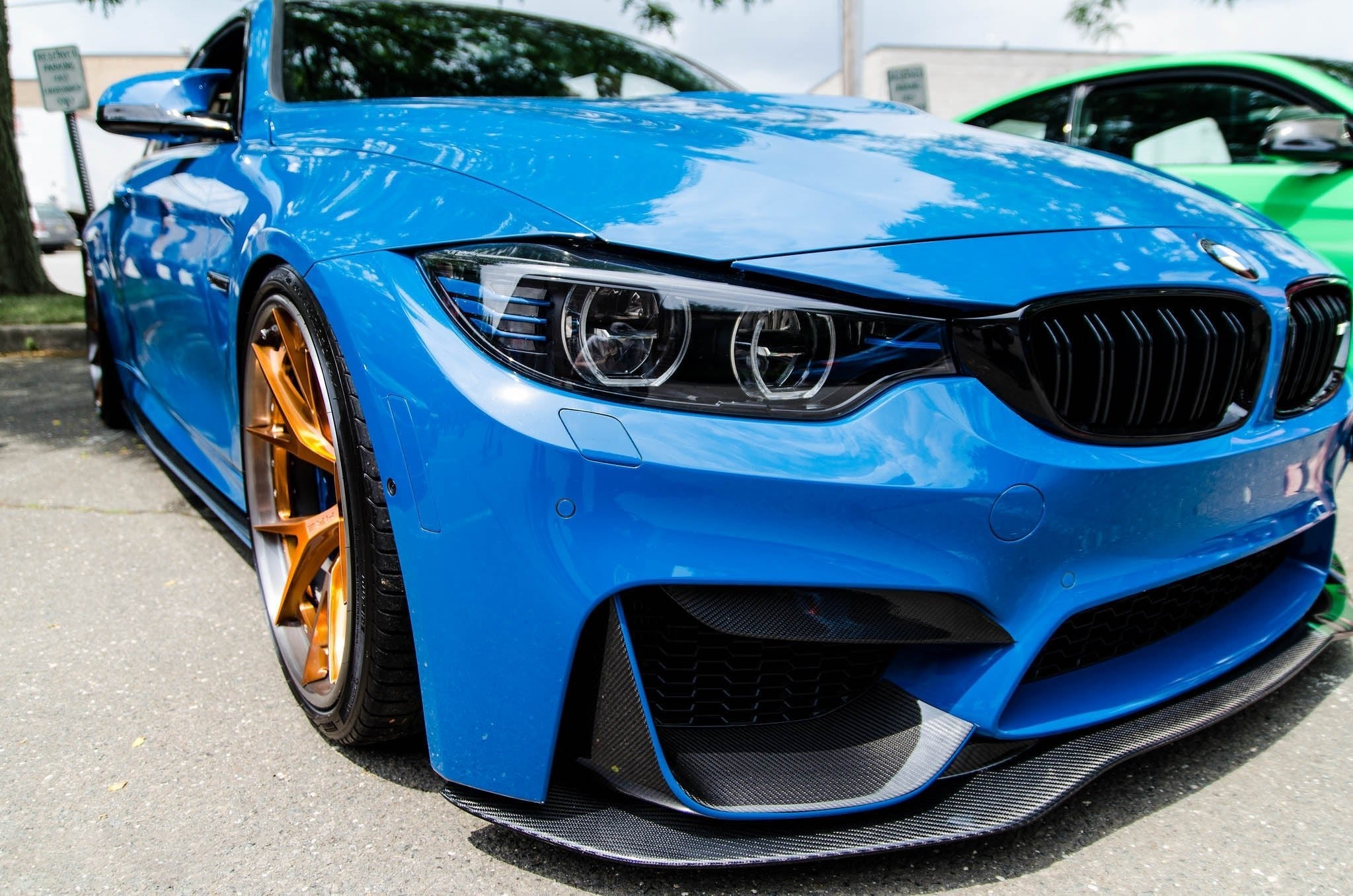 BMW F80 F82 F83 M3 M4 GTX Carbon Fiber Front Lip - JL Motoring