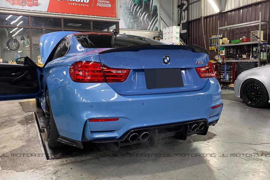 BMW F80 F82 F83 M3 M4 GTX Carbon Fiber Rear Diffuser - JL Motoring