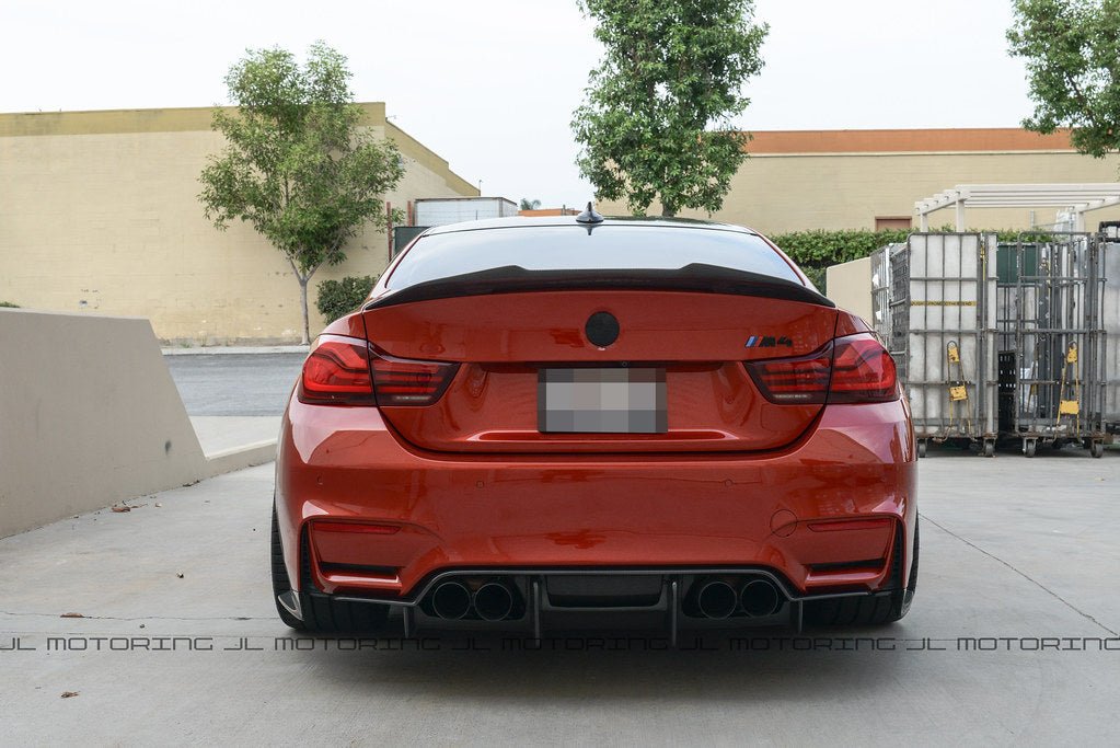 BMW F80 F82 F83 M3 M4 GTX Carbon Fiber Rear Diffuser - JL Motoring