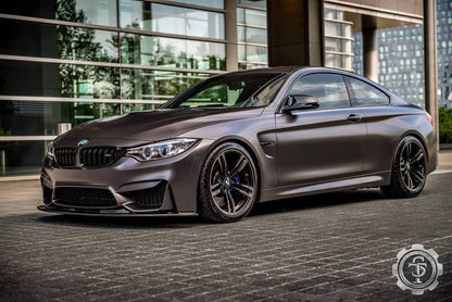 BMW F80 F82 F83 M3 M4 V3 Carbon Fiber Front Lip - JL Motoring