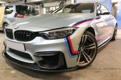 BMW F80 F82 F83 M3 M4 V3 Carbon Fiber Front Lip - JL Motoring