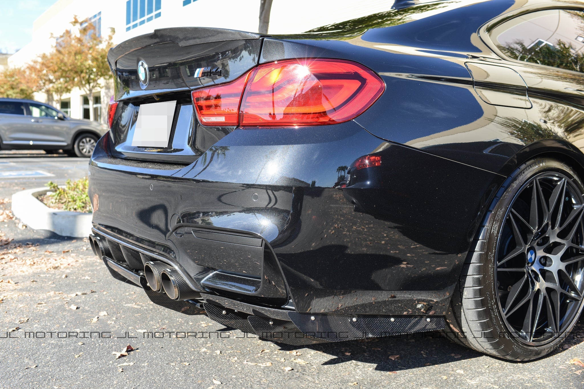 BMW F80 F82 F83 M3 M4 Varis Style Carbon Fiber Rear Diffuser - JL Motoring