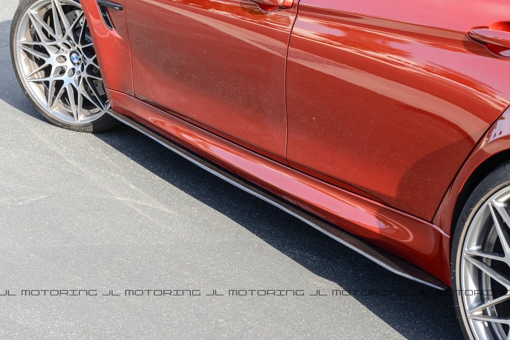 BMW F80 M3 Carbon Fiber Side Skirts - JL Motoring