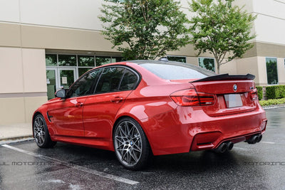 BMW F80 M3 F30 3 Series GT Carbon Fiber Trunk Spoiler - JL Motoring