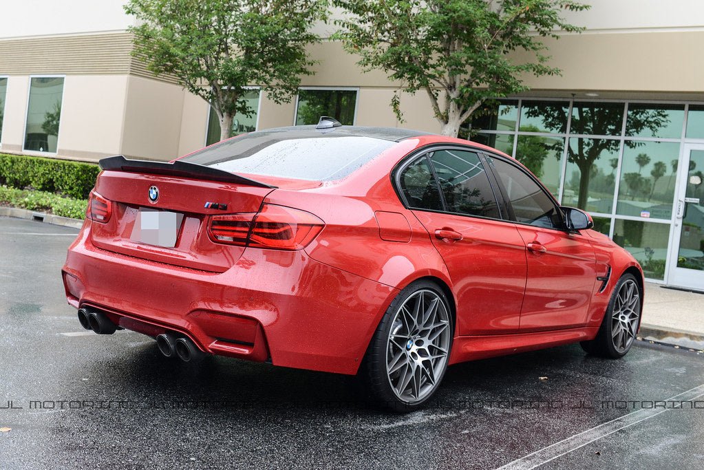BMW F80 M3 F30 3 Series GTX Carbon Fiber Trunk Spoiler - JL Motoring