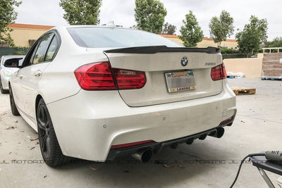 BMW F80 M3 F30 3 Series M Style Carbon Fiber Trunk Spoiler - JL Motoring