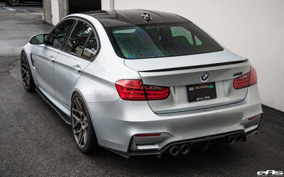 BMW F80 M3 F30 3 Series Performance Style Carbon Fiber Trunk Spoiler - JL Motoring