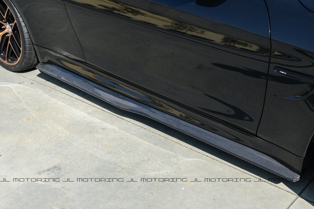 BMW F82 F83 M4 GTS Carbon Fiber Side Skirts - JL Motoring