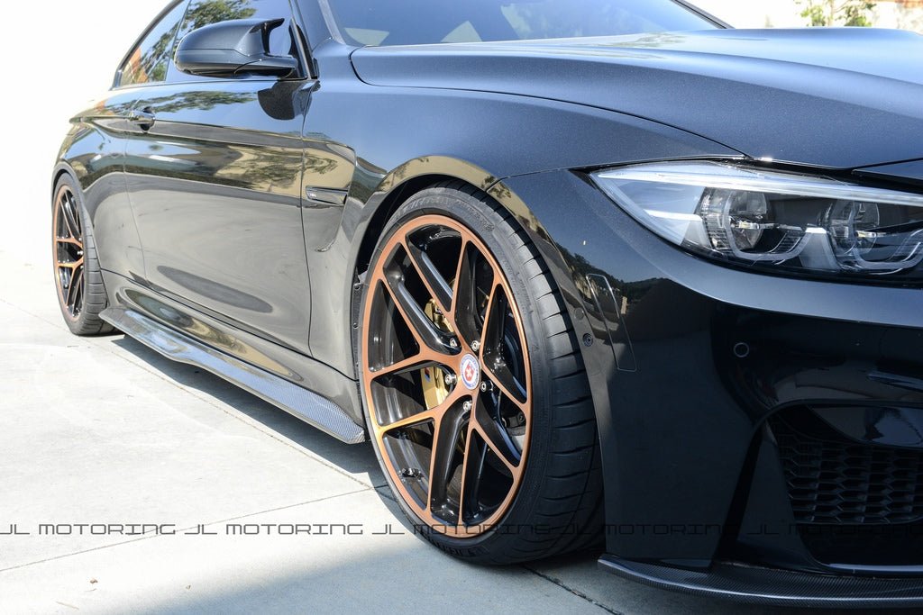 BMW F82 F83 M4 GTS Carbon Fiber Side Skirts - JL Motoring