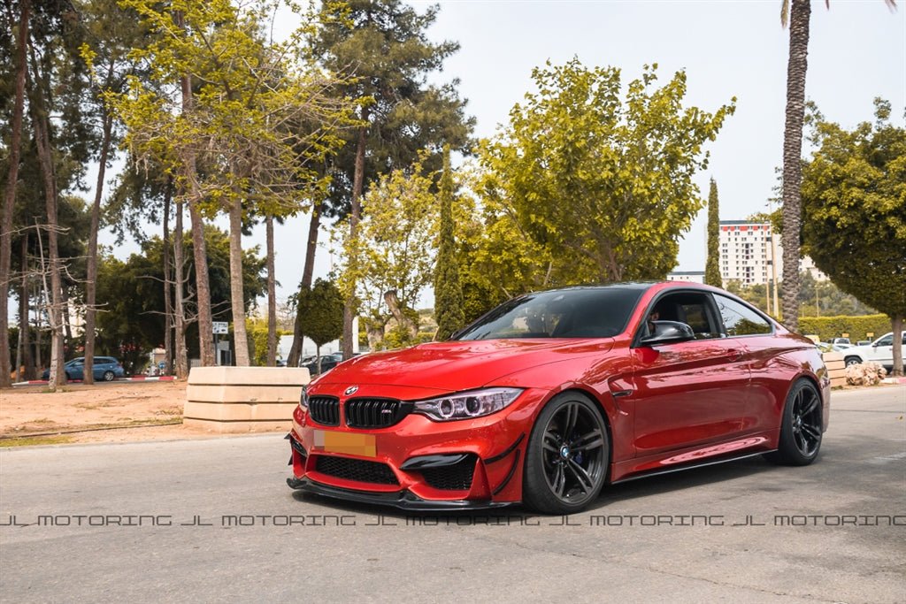 BMW F82 F83 M4 Performance Carbon Fiber Side Skirts - JL Motoring
