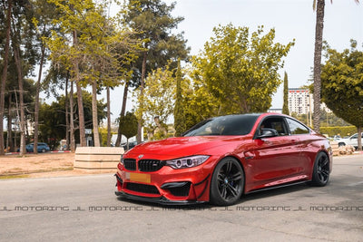 BMW F82 F83 M4 Performance Carbon Fiber Side Skirts - JL Motoring